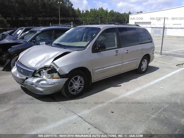 2FMZA524X3BA06050 - 2003 FORD WINDSTAR SE SILVER photo 2