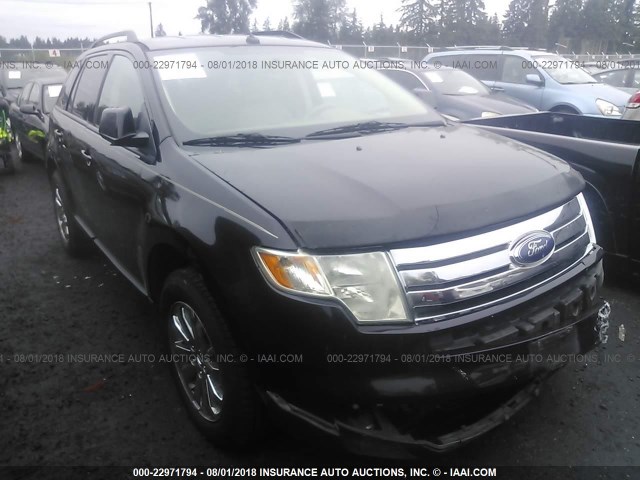 2FMDK39C57BA51427 - 2007 FORD EDGE SEL PLUS BLACK photo 1