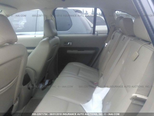 2FMDK39C57BA51427 - 2007 FORD EDGE SEL PLUS BLACK photo 8