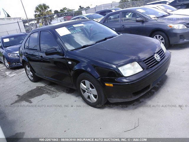 3VWSK69M43M142278 - 2003 VOLKSWAGEN JETTA GLS BLACK photo 1