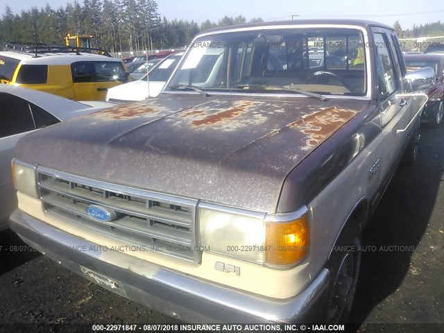 1FTHX25G2KKB61537 - 1989 FORD F250 WHITE photo 2