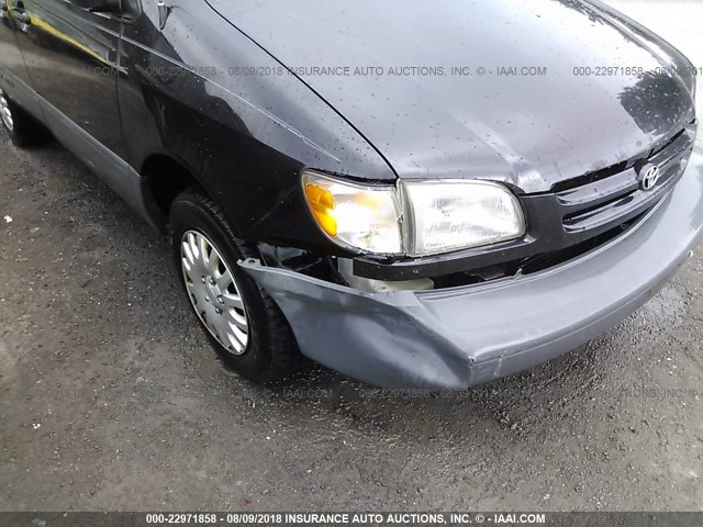 4T3ZF13C8WU073350 - 1998 TOYOTA SIENNA LE/XLE BLACK photo 6