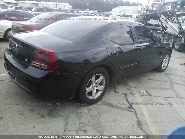 2B3KA43G76H265610 - 2006 DODGE CHARGER SE/SXT BLACK photo 4