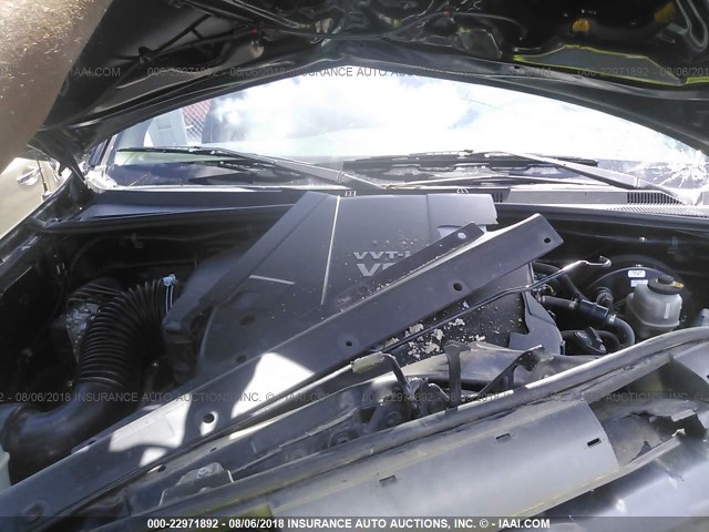 3TMLU42N79M027899 - 2009 TOYOTA TACOMA DOUBLE CAB შავი ფოტო 10