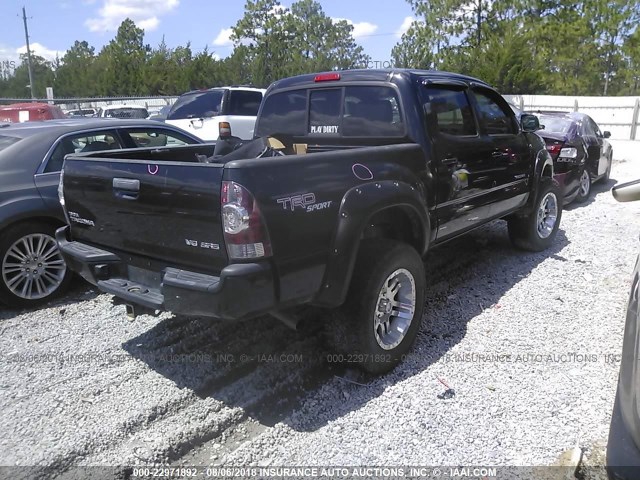 3TMLU42N79M027899 - 2009 TOYOTA TACOMA DOUBLE CAB შავი ფოტო 4