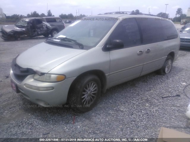 1C4GP54L5XB612740 - 1999 CHRYSLER TOWN & COUNTRY LX/LXI GOLD photo 2