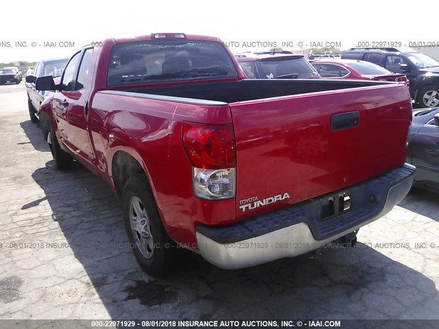 5TFRV54108X060257 - 2008 TOYOTA TUNDRA DOUBLE CAB/DOUBLE CAB SR5 RED photo 3
