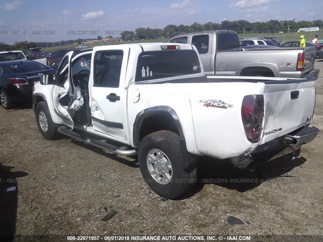 1GTDT136558192247 - 2005 GMC CANYON WHITE photo 3