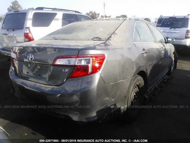 4T4BF1FKXER385574 - 2014 TOYOTA CAMRY L/SE/LE/XLE 灰色 照片 4