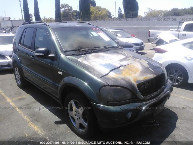 4JGAB74E3YA167029 - 2000 MERCEDES-BENZ ML 55 GREEN photo 1