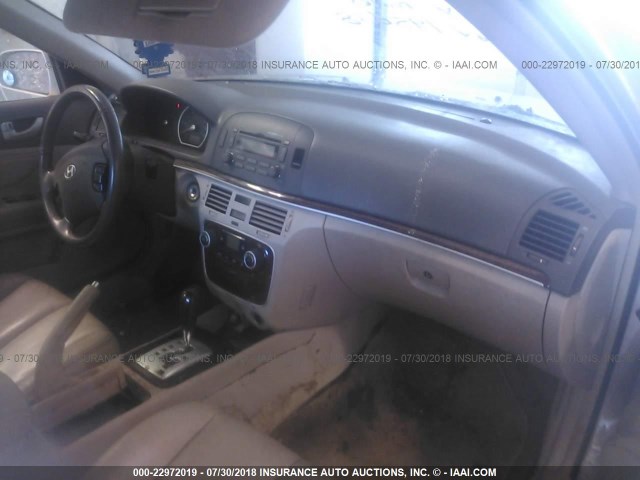 5NPEU46F26H089403 - 2006 HYUNDAI SONATA GLS/LX BEIGE photo 5