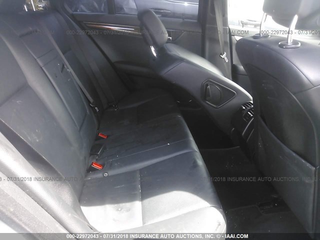 WDDGF56XX8F016770 - 2008 MERCEDES-BENZ C 350 GRAY photo 8