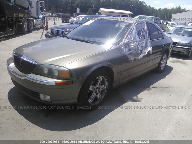 1LNHM87A62Y641304 - 2002 LINCOLN LS 绿色 照片 2