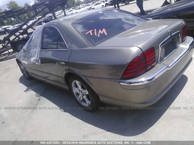 1LNHM87A62Y641304 - 2002 LINCOLN LS 绿色 照片 3