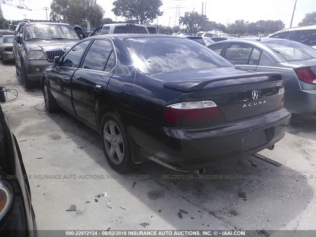 19UUA56893A048279 - 2003 ACURA 3.2TL TYPE-S BLACK photo 3