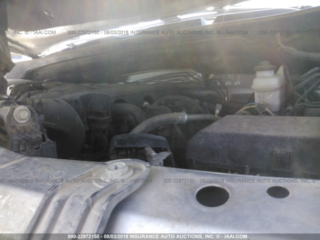 5TFUW5F12EX332632 - 2014 TOYOTA TUNDRA DOUBLE CAB SR/SR5 SILVER photo 10