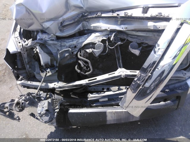 5TFUW5F12EX332632 - 2014 TOYOTA TUNDRA DOUBLE CAB SR/SR5 SILVER photo 6