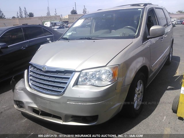 2A8HR54159R570788 - 2009 CHRYSLER TOWN & COUNTRY TOURING GOLD photo 2