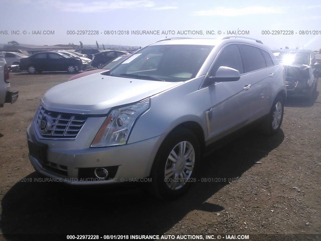 3GYFNBE35FS582036 - 2015 CADILLAC SRX LUXURY COLLECTION SILVER photo 2