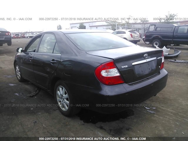 4T1BF30KX2U524001 - 2002 TOYOTA CAMRY LE/XLE/SE Bordo foto 3