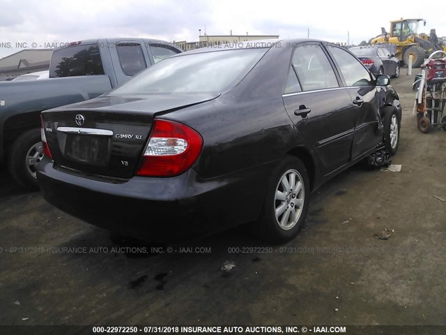 4T1BF30KX2U524001 - 2002 TOYOTA CAMRY LE/XLE/SE Bordo foto 4