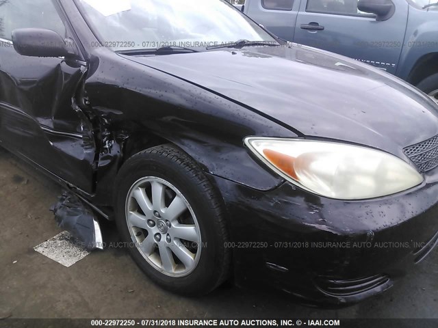 4T1BF30KX2U524001 - 2002 TOYOTA CAMRY LE/XLE/SE Bordo foto 6