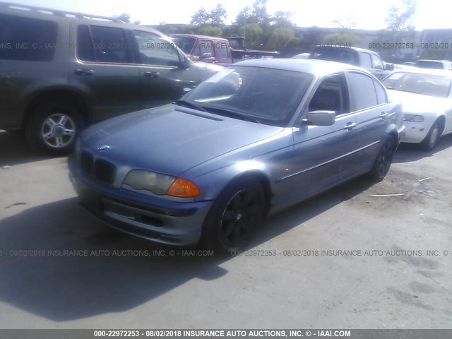 WBAAM3336XFP61006 - 1999 BMW 323 I AUTOMATIC BLUE photo 2