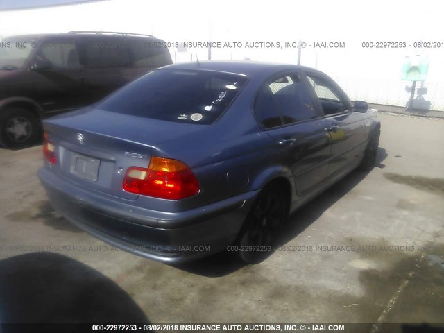 WBAAM3336XFP61006 - 1999 BMW 323 I AUTOMATIC BLUE photo 4