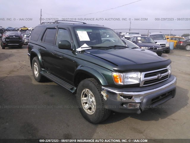 JT3HN86R8Y0321129 - 2000 TOYOTA 4RUNNER SR5 GREEN photo 1