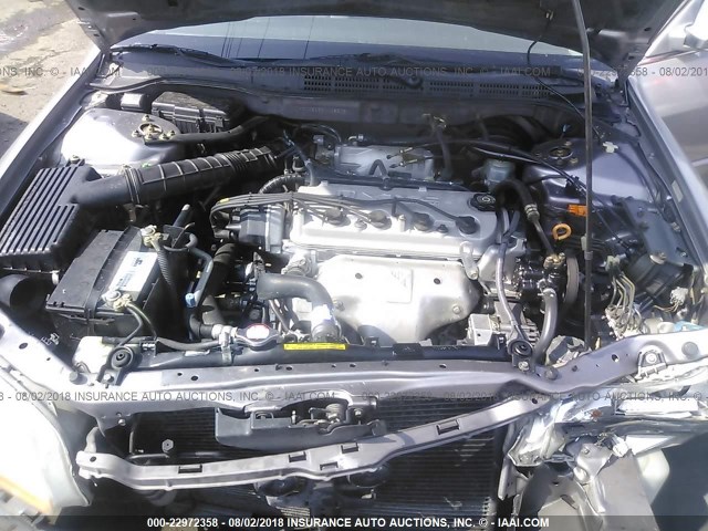 1HGCG5652YA085021 - 2000 HONDA ACCORD EX GRAY photo 10