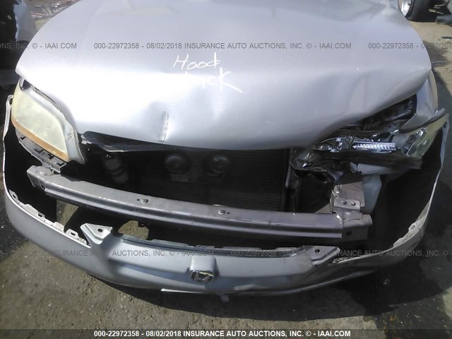 1HGCG5652YA085021 - 2000 HONDA ACCORD EX GRAY photo 6