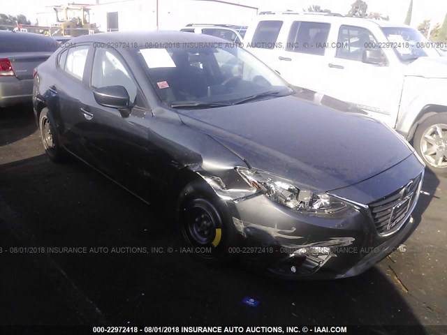 3MZBM1U75FM223325 - 2015 MAZDA 3 SPORT GRAY photo 1