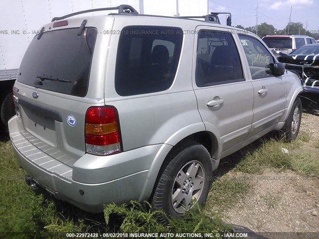 1FMYU94115KA45552 - 2005 FORD ESCAPE LIMITED TAN photo 4