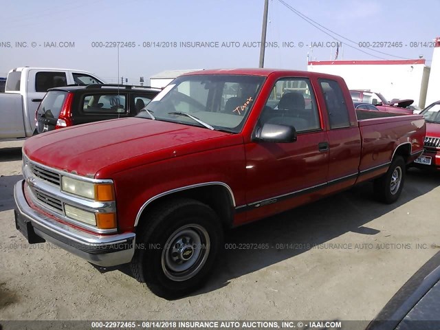 1GCGC29R6TE158854 - 1996 CHEVROLET GMT-400 C2500 RED photo 2