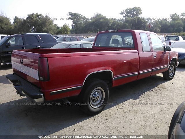 1GCGC29R6TE158854 - 1996 CHEVROLET GMT-400 C2500 RED photo 4