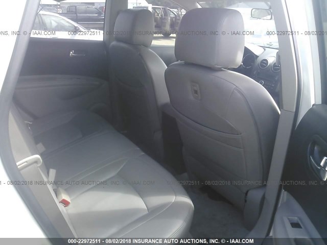 JN8AS58V28W135280 - 2008 NISSAN ROGUE S/SL WHITE photo 8