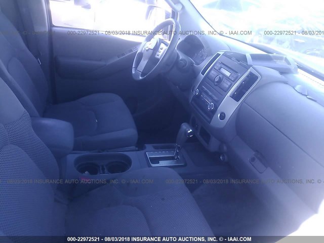 1N6AD0ER1CC470358 - 2012 NISSAN FRONTIER S/SV/SL/PRO-4X BLACK photo 5