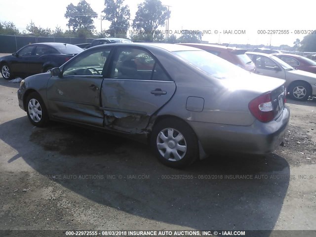 4T1BE32K94U811123 - 2004 TOYOTA CAMRY LE/XLE/SE Сұр фото 3