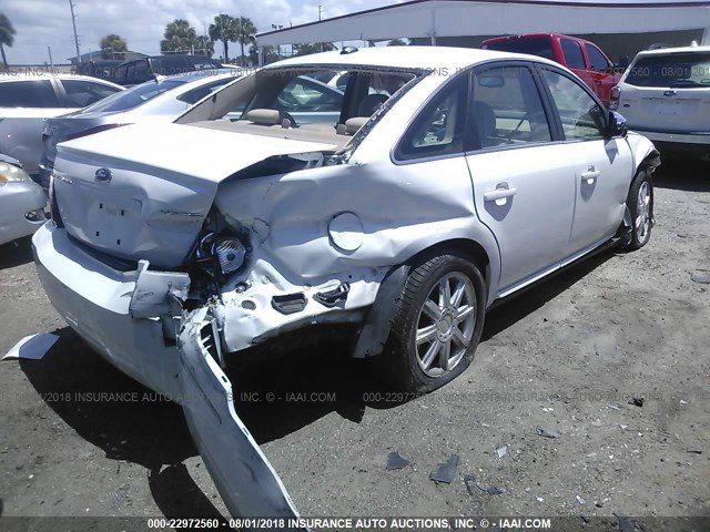 1FAFP25157G104915 - 2007 FORD FIVE HUNDRED LIMITED WHITE photo 4