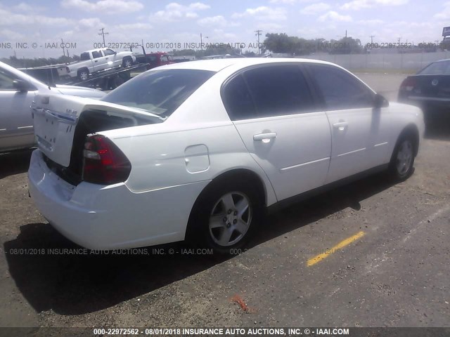 1G1ZT52845F230314 - 2005 CHEVROLET MALIBU LS 白色 照片 4