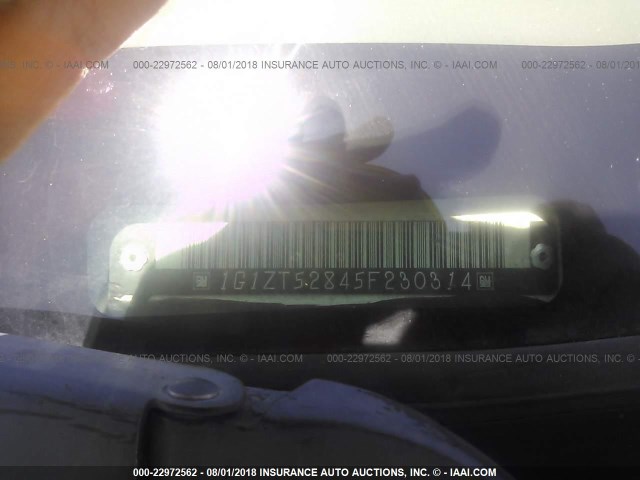 1G1ZT52845F230314 - 2005 CHEVROLET MALIBU LS 白色 照片 9