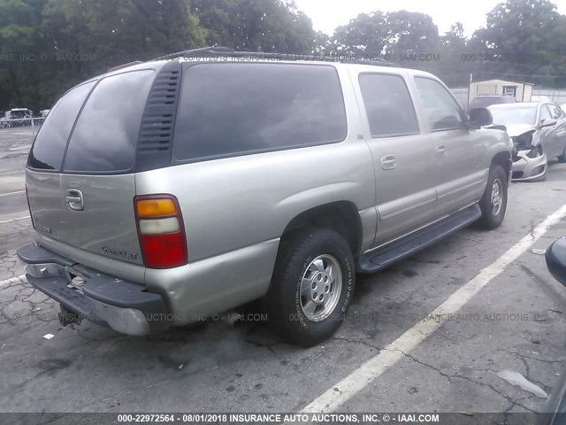 3GNEC16T8YG117487 - 2000 CHEVROLET SUBURBAN C1500 GOLD photo 4