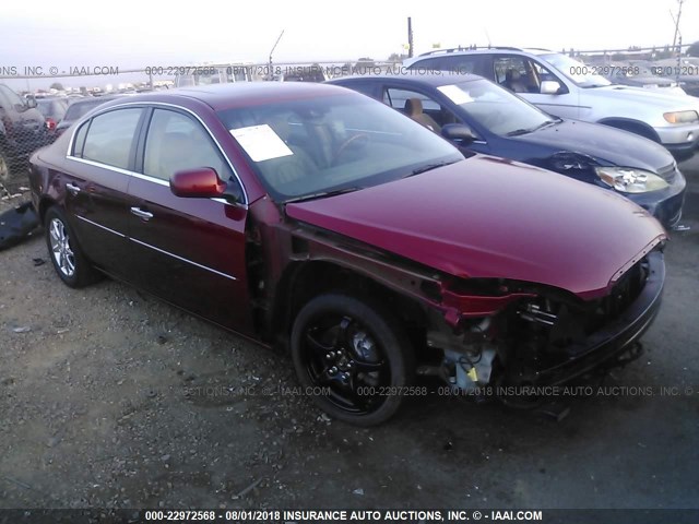 1G4HD57218U182769 - 2008 BUICK LUCERNE CXL RED photo 1