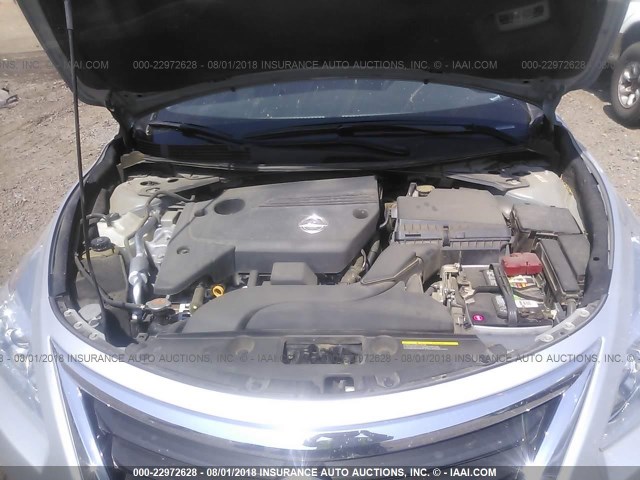 1N4AL3AP0EN363925 - 2014 NISSAN ALTIMA 2.5/S/SV/SL SILVER photo 10