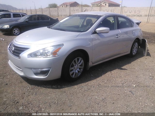 1N4AL3AP0EN363925 - 2014 NISSAN ALTIMA 2.5/S/SV/SL SILVER photo 2