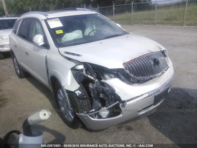 5GAKRDED1CJ142357 - 2012 BUICK ENCLAVE WHITE photo 1