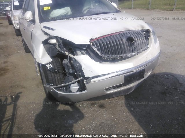 5GAKRDED1CJ142357 - 2012 BUICK ENCLAVE WHITE photo 6