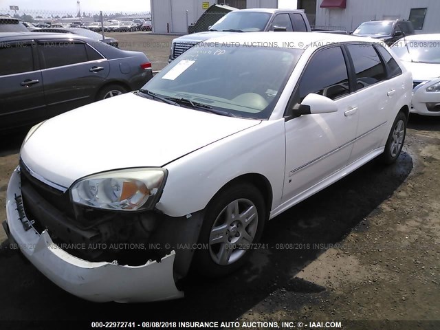 1G1ZT61806F202907 - 2006 CHEVROLET MALIBU MAXX LT WHITE photo 2