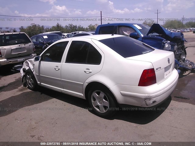 3VWSA29M0YM035232 - 2000 VOLKSWAGEN JETTA GLS WHITE photo 3