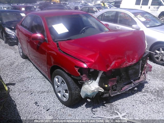 4T1BE46K09U414407 - 2009 TOYOTA CAMRY SE/LE/XLE RED photo 1